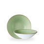Stonecast Sage Green Evolve Deep Coupe Bowl 22.2cm H: 6.5cm 110cl
