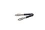 Louis Tellier Black PVC and stainless steel tongs - 24 cm - monobloc