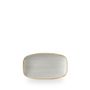 Stonecast Raw Grey Oblong Chefs Plate 12.1cm