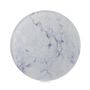 Round Tray 21cm For Xl High Tea Nacryl white marble