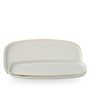 Stonecast Barley White Oblong Chefs Plates 35x18,5cm H: 2cm