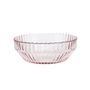 ACCESSORIES ARCHIE Glass Bowl pink - 675ml - Ø16cm - H:63cm