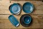 Stonecast Java Blue Chefs Oblong Plate 35.5cm x 18.9cm