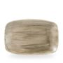 Stonecast Patina Antique Taupe Oblong Chefs Tallerken 34.4 X 23.4Cm