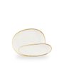 Stonecast Barley White / Opal Organic Plate  / 21cm
