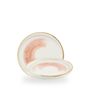 Homespun Accents Coral Walled Plate 21cm