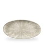 Stone Agate Grey Oval Chefs Tallerken 34.7 X 17.3Cm