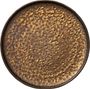NIVO METALLIC Plate flat coupe - Ø17cm - H:17cm