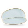 Stonecast Duck Egg / Opal Organic Platter  / 34.5cm