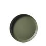 CONTRE JOUR Flared Plate 23cm Olive green