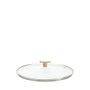 Glass Lid- B Bois-Beechwood Knob 32cm