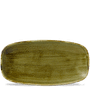 Stonecast Plume Olive Chefs Oblong Tallerken 35.5 X 18.9Cm