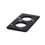 En Scene Tray Gn 1/3 For 2 Carafes/Bottles Nacryl Black Marble