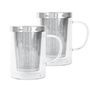 Set 'Tea For Two' 2 Tasses A The Double Paroi 0,4 L Verbena