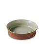CONTRE JOUR Deep Flared Plate 20cm Almond green