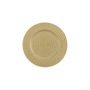 ACCESSORIES Showplate Glass gold - Ø33cm - H:10cm