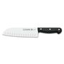 Santokukniv m/ luftlommer 18 cm