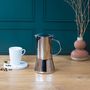 Capri Coffee Pot Shining Induction Stainless Steel 10 Cups