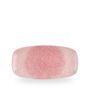 Raku Pink Quartz Chefs Oblong Plate 35,5x18,9cm