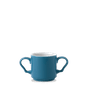 Blue Glaze Double Handled Mug 28.4Cl H:8Cm