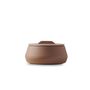 CONTRE JOUR Bowl With Lid 45cl Olive green / unglazed ochre clay