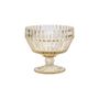 ARCHIE Footed Glass Bowl 11cm ginger gold (6)