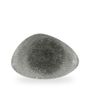 Raku Quartz Black Triangle Chefs Tallerken 30.4 X 20.5Cm