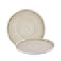 Stonecast Canvas Natural Walled Plate 26cm