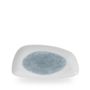 Raku Topaz Blue Chefs Geo Tallerken 30 X 15.5Cm