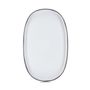 Caractere Oval Ildfast 46,5 x 28,7 x 3 cm White Cumulus