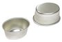 GOBEL Tin plate oval plain bottom aspic mould - 75 x 55 x 38 mm