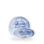 Inked Fresco Blue / Natural Organic Plate  / 21.5cm
