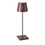 Poldina Pro Bordlampe Bordeaux Ø11X38Cm Led Opplading.