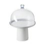 Caractere Cake Stand 30X20Cm White Cumulus
