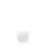 White Cookware Kvadrat Pie Ildfast 12Cm