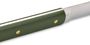 Perceval Table knife 947 polyacetal dark green handle golden screws