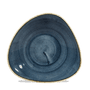 Stonecast Blueberry Triangle Shallow Bolle 27.2 X 26.7Cm