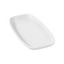 Club Rectangular Tallerken 24X12,5Cm White