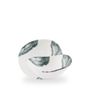 Inked Tide Black / Opal Organic Bowl  / 20cm 5.3cm 34cl