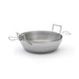 Rounded Steel Deep-Fryer Without Basket