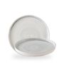 Stonecast Canvas Grey Walled Plate 26cm