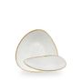 Stonecast Barley White Triangle Shallow Bolle 21 X 21Cm