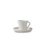CONTRE JOUR Espresso Cup And Saucer Alabaster white