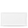 Plastic White Melamine Fat 53 X 32.5Cm