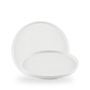 Inked Elements Ice / Walled Plate  / 26cm