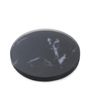Round Tray 17cm For L High Tea Nacryl black marble