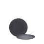 Pekoe Tallerken 17Cm Black Smooth