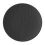 The Rock Black Shale Flat coupe plate 210x210x25mm
