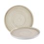 Stonecast Canvas Natural Walled Plate 27.5cm