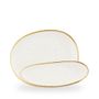 Stonecast Barley White / Opal Organic Plate  / 28cm